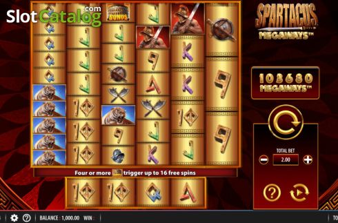 Скрин3. Spartacus Megaways слот