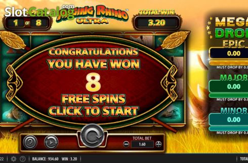 Скрин5. Raging Rhino Ultra слот