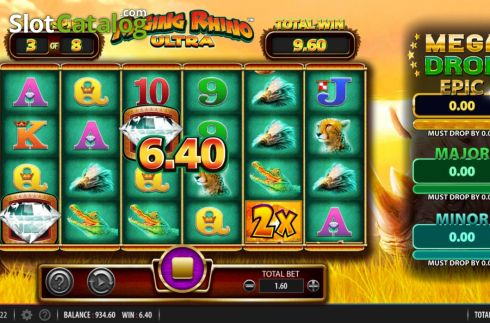 Скрин6. Raging Rhino Ultra слот