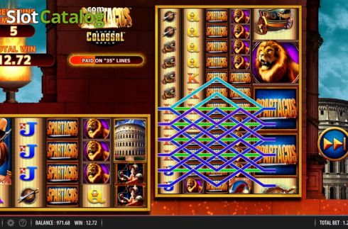 Скрин9. Spartacus Super Colossal Reels слот