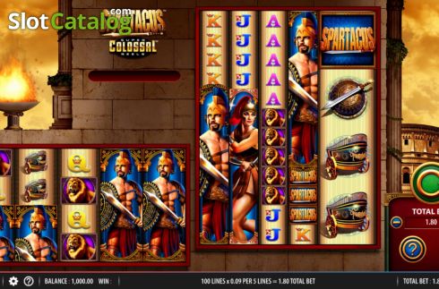Скрин3. Spartacus Super Colossal Reels слот
