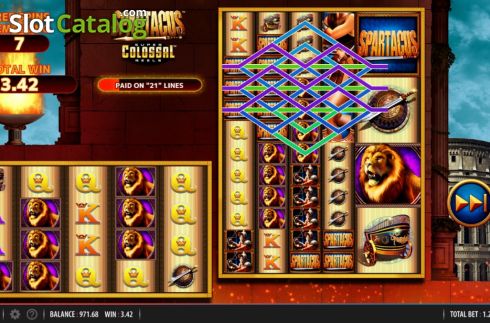 Скрин7. Spartacus Super Colossal Reels слот