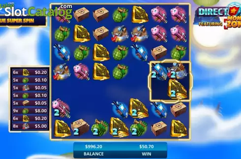Скрин4. Direct Hit Featuring Money Zone слот