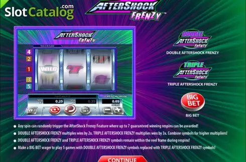 Скрин2. AfterShock Frenzy слот