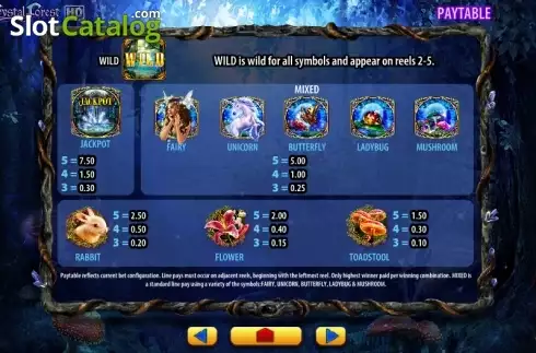 Скрин9. Crystal Forest HD слот