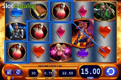 Скрин7. Dragon's Inferno слот