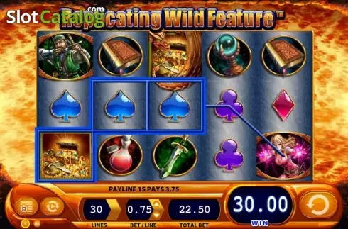 Скрин9. Dragon's Inferno слот