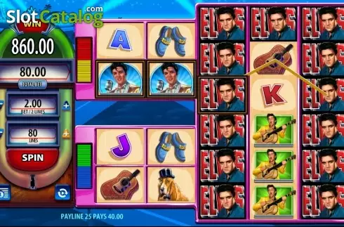 Скрин4. ELVIS: THE KING Lives слот