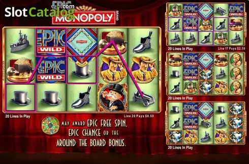 Скрин2. Epic MONOPOLY слот