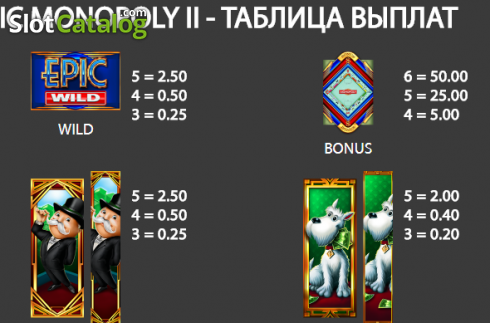 Скрин4. Epic MONOPOLY II слот