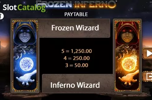 Скрин2. Frozen Inferno слот