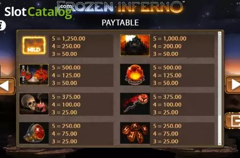 Скрин3. Frozen Inferno слот