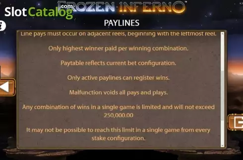 Скрин9. Frozen Inferno слот