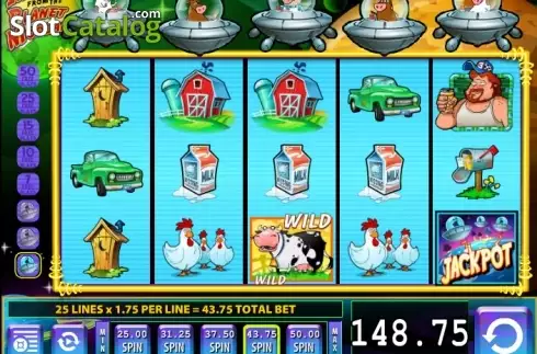 Скрин5. Invaders from the Planet Moolah слот