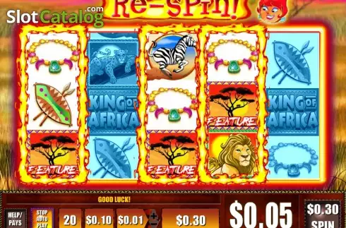 Скрин3. King of Africa (WMS) слот