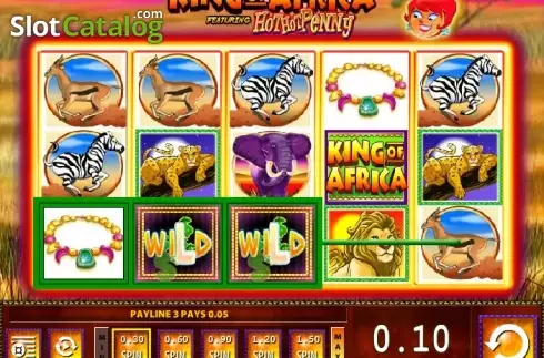 Скрин5. King of Africa (WMS) слот