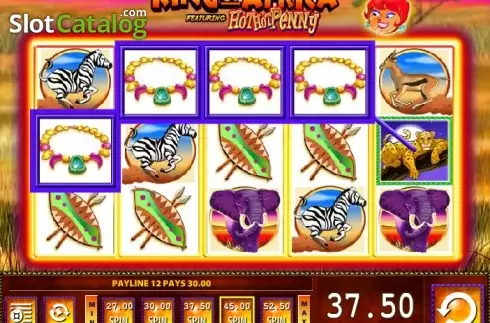Скрин8. King of Africa (WMS) слот