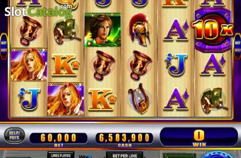 Скрин4. Lady of Athens слот