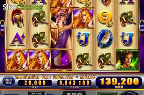 Скрин5. Lady of Athens слот