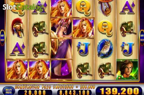 Скрин6. Lady of Athens слот