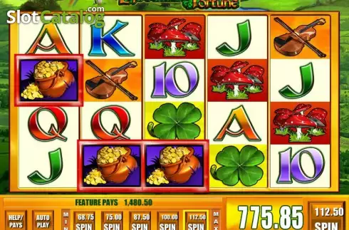 Скрин3. Leprechaun's Fortune (WMS) слот