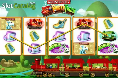 Скрин2. MONOPOLY Party Train слот