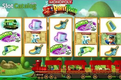Скрин4. MONOPOLY Party Train слот