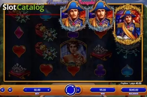 Скрин5. Napoleon & Josephine слот
