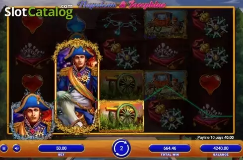 Скрин9. Napoleon & Josephine слот