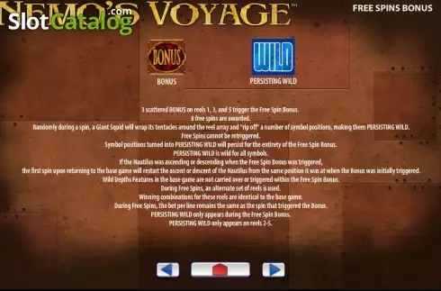 Скрин8. Nemo's Voyage слот