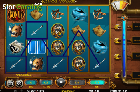 Скрин4. Nemo's Voyage (Mobile) слот