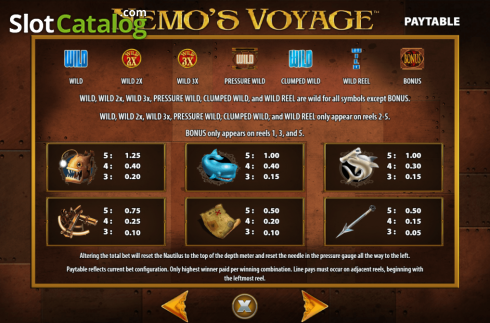 Скрин7. Nemo's Voyage (Mobile) слот