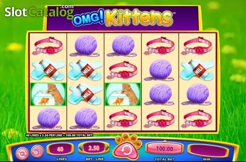 Скрин2. OMG! Kittens слот
