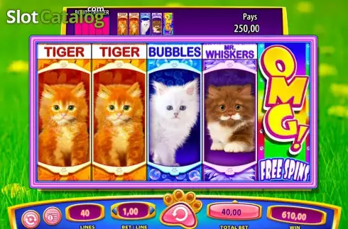 Скрин3. OMG! Kittens слот