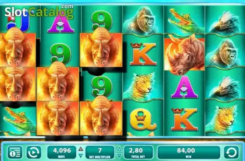 Скрин3. Raging Rhino слот