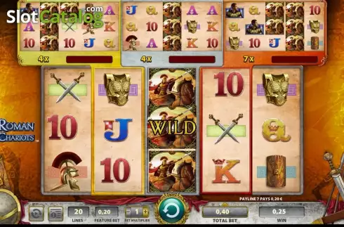 Скрин6. Roman Chariots слот