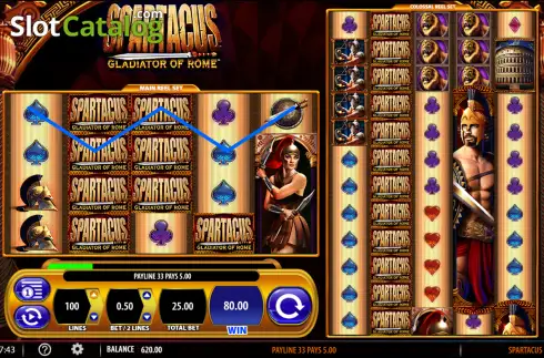 Скрин3. Spartacus Gladiator of Rome слот