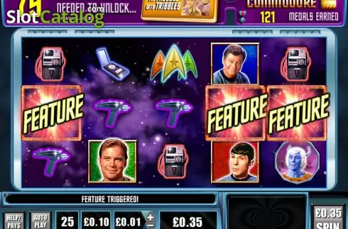 Скрин3. STAR TREK Explore New Worlds слот