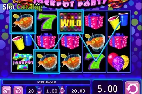 Скрин4. Super Jackpot Party слот