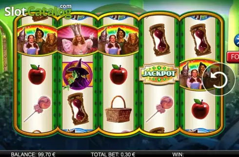 Скрин2. THE WIZARD OF OZ Ruby Slippers (Mobile) слот