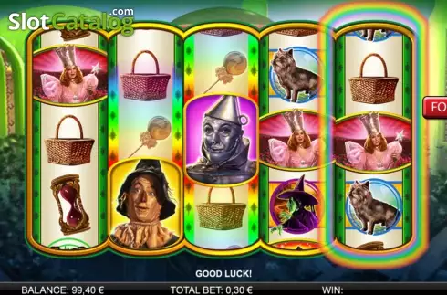 Скрин3. THE WIZARD OF OZ Ruby Slippers (Mobile) слот