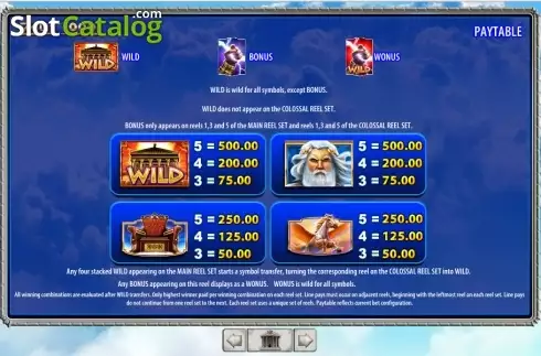 Скрин5. Zeus 1000 слот