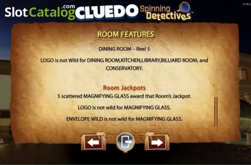 Скрин9. CLUEDO Spinning Detectives слот