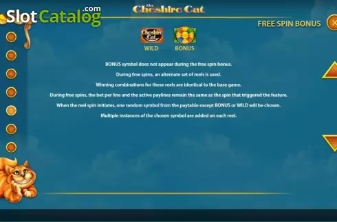 Скрин6. The Cheshire Cat слот