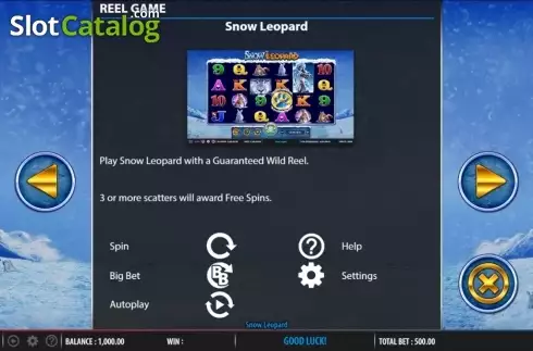 Скрин8. Snow Leopard слот