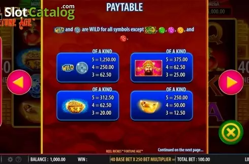Скрин2. Reel Riches Fortune Age слот