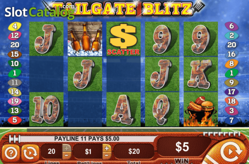 Скрин2. Tailgate Blitz слот