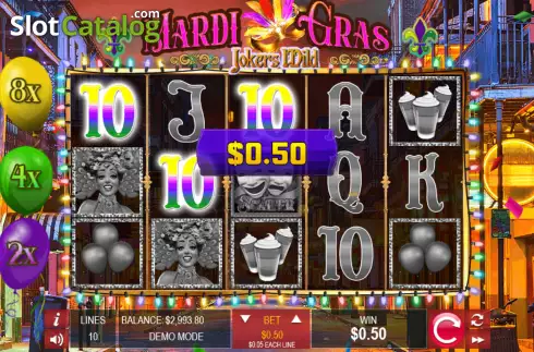 Скрин3. Mardi Gras (Wager Gaming) слот