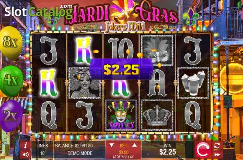 Скрин4. Mardi Gras (Wager Gaming) слот
