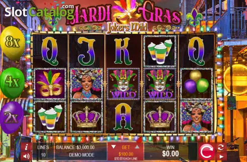 Скрин2. Mardi Gras (Wager Gaming) слот